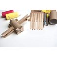 thumbnail image 2 of Makerstep 200 Natural Wood Craft, Popsicle Sticks for Crafts 4.5 Inch, Waxing Spatulas, Epoxy Resin Stirring, Ice Cream Candy Making and Garden Markers. Smooth, Splinter-Free, Wooden Wax Sticks, 2 of 3