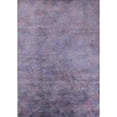 thumbnail image 1 of Ahgly Company Machine Washable Indoor Rectangle Industrial Modern French Lilac Purple Area Rugs, 2' x 5', 1 of 7