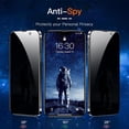 thumbnail image 2 of 2 Pack Privacy Screen for iPhone 16 - Anti Spy-Tempered Glass Protector [Invisible Privacy Armor] with Auto-Align Frame 9H Hardness [Auto-Dust Removal][9D Full Coverage] Durable Film, 2 of 8