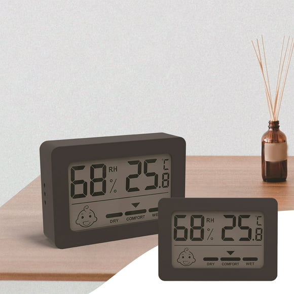 EGNMCR Digital T-hermometer Hygrometer Room T-hermometer With Smile Indicator the thermometer