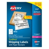 Avery Shipping Labels with Receipt, 5-1/16