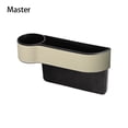 thumbnail image 2 of Kenally Soporte de almacenamiento de artículos diversos para automóvil, reemplazo desmontable, caja de cuero interna Universal para tarjetas Ventana automotriz Beige Tipo 1 Kenally VI017442-03, 2 of 6