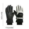 thumbnail image 3 of SPOORYYO Full Finger Touchscreen Ski Gloves, Winter Warm Fleece Lined, Windproof Waterproof, for Cycling Outdoor Cold Weather Sports, 3 of 6