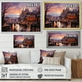 thumbnail image 4 of Designart "Over Montmartre French Sunrise wall art I" Cityscapes Floater Framed Canvas Print, 4 of 7