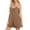 Khaki-04, variant on Mitankcoo Summer Rompers for Women 2024 - Spaghetti Strap Romper Shorts Sleeveless Loose Spring Romper
