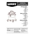 HART 10 Gallon 6 Peak HP Poly Wet/Dry Vacuum, VOC1012PF 3701
