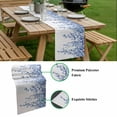 thumbnail image 5 of Eucalyptus Leaves Table Runner - 36 Inch Long, Kitchen Dining Table Runner Dresser Scarves, Navy Blue Summer Botanical Weeping Farmhouse Decor for Coffee Tables Wedding Party Banquet, 5 of 8