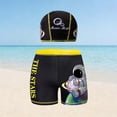 thumbnail image 2 of Swim Trunks for Boys Printed Elastic Waist Quick Dry Shorts 2 Pcs Set, 2 of 4