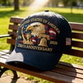 thumbnail image 5 of United States 250th Anniversary Celebration Hat, Adjustable Retro Bald Eagle Patriotic Cap for Men Women, 5 of 10