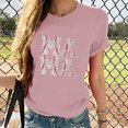 thumbnail image 2 of Blusa suelta estampada con cuello redondo y manga corta para mujer OAVQHLG3B Store  lin121212, 2 of 5