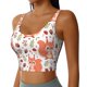 thumbnail image 2 of Fotbe Squirrel And Sujetador Deportivo Largo sin Aros para Mujer con Almohadillas y Soporte Medio, Transpirable y Absorbente, Camiseta Tipo Chaleco o Tank Top-X-Large, 2 of 8