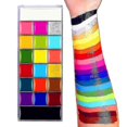 thumbnail image 1 of 20 Colors Face Painting - Face Body Paint Palette Kit For Adult/professional Tattoo Painting Art, Ha, 1 of 5