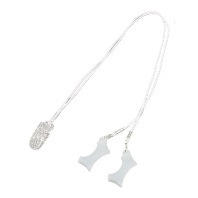 Clip de ayuda de sonido ANGGREK A675 plástico Transparente cordón blanco