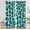 Aqua, variant on Zebra Print Curtains for Living Room 63 Inch Length, Black White Zebra Skin Blackout Curtains Bedroom Decor, Animal Print Grommet Thermal Black Out Window Drapes 2 Panels Pv-141