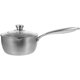 thumbnail image 2 of Honeycomb Sauce Pan Butter Melting Pot for Home Cooking with Ergonomic Handle in Silver Stainless Steel 1Pcs, 2 of 4