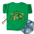 thumbnail image 4 of QIPOPIQ T-Shirts à Manches Courtes pour Femmes à Col Rond T-Shirts de la Saint-Patrick T-Shirt pour Dames T-Shirt Shamrock T-Shirt Vert T-Shirts de la Saint-Patrick T-Shirts Amples Léopard T-Shirts de Fête T-Shirts Graphiques Aubaines, 4 of 4