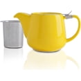 thumbnail image 1 of Porslinstekanna med SLS-lock och avtagbar sil, 550 ml/18,6 oz Keramisk stubbtekanna för blommande te och löste, 1 of 5