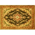 thumbnail image 1 of Ahgly Company Indoor Rectangle Medallion Yellow Traditional Area Rugs, 7' x 10', 1 of 4
