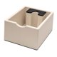 thumbnail image 1 of Caja para café expreso de gran capacidad, resistente, con contenedor de residuos de molienda, absorbente y duradera. Blanco, 1 of 9