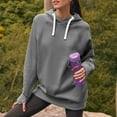 thumbnail image 4 of Ahdbta Womens Hoodies Pullover Fleece Sweatshirts Long Sleeve Hooded Sweatshirt with Thumb Holes Fall Winter Fashion Workout Pullover Tops, 4 of 8