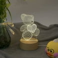 thumbnail image 1 of 3d small night light creative small bedroom table lamp, 1 of 3