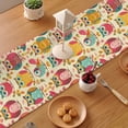 thumbnail image 2 of Cute Owl Pattern (5) Table Runner, Seasonal Fall Winter Kitchen Dining Table Decoration for Home Party Decor 18 x 72 Inch, 2 of 4