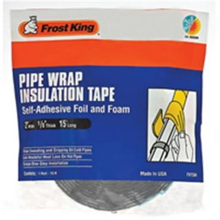 32.8 FT Pipe Insulation Wrap,Foil Pipe Wrap Insulation Tape Self Adhesive  for Ou
