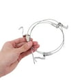 thumbnail image 6 of Oraceous 2Pcs Picture Hanging Kit Mirror Hanging Kit Adjustable Heavy Duty With Wire Hardware For Frame Mirror For Hanging Artwork Mirrors And Paintings Silver, 6 of 10