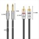 thumbnail image 1 of Cable de Audio de 2 M Cable de Audio Dual de 6,5 a 2 Cable de Audio OFC de 6,5 mm a Doble Lotus 2 Pares de 2 Cables de Consola de 6,5 a, 1 of 5