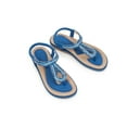 thumbnail image 2 of Haute Edition Women's Bohemian Beaded Elastic Slip on Comfort Sandals, 2 of 3