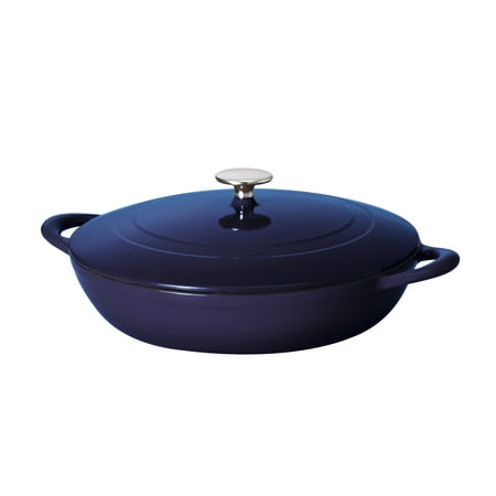 Covered Braiser - Tramontina 4-Quart Gourmet Cast Iron Covered Braiser