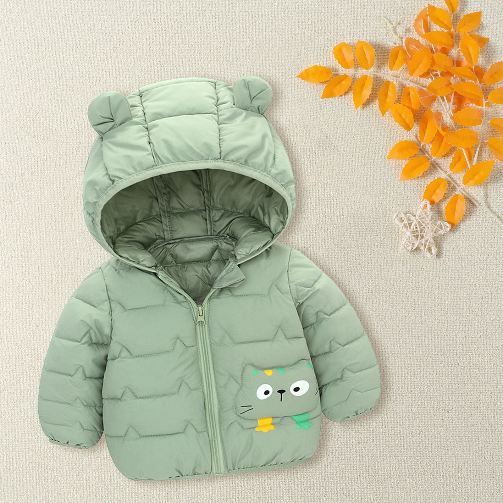 Otqutp Baby Cute Tops Toddler Winter Jacket Boys Girls Winter Cute
