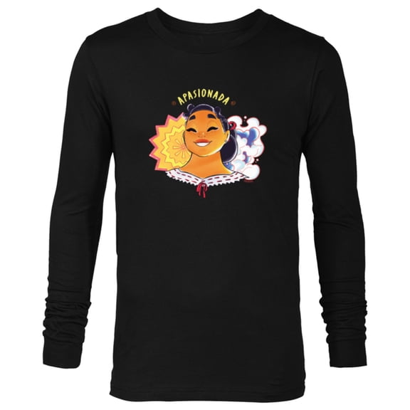 Disney Encanto Luisa Madrigal Colorful Vibes Passionate - Long Sleeve T-Shirt for Men - Customized-Black