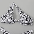 thumbnail image 3 of Cameland Ladies' Sexy Printed Split Shoulder Steel Support Bikini Two-piece Swimsuit Set, 3 of 6
