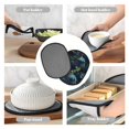 thumbnail image 7 of Pofeuu Cartoon Dinosaur Print Silicone Pot Mat Mitten With Hanging Loop Heat Resistant Oven Mitts Non-Slip Bbq Baking Smoking Potholders, 7 of 7