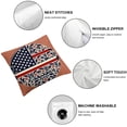 thumbnail image 6 of nygtbtfer Pillow Set of 2 Pillow Covers Blue Red for Home Sofa Decor Ofertas Relampago Del Dia White, 6 of 7