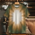 thumbnail image 6 of JTZGDY Womens Sublimation T Shirts Plus Size Tie Dye Bleached Tees Tops Short Sleeve Vintage Crew Neck Tshirts Funny Cute DIY Clothes Multicolor#17 S, 6 of 10