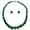Malachite, variant on Natural Gemstone Necklace Earring Set