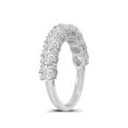 thumbnail image 4 of TimeLe$$ Classics 14K White Gold Round Lab Grown Diamond Ladies Nine Stone Wedding Anniversary Stackable Ring Band - 1 CTW (Ring Size: 6.5), 4 of 7