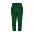 thumbnail image 5 of Capri Pants for Women Plus Size Side Pockets Cargo Pants Elastic Drawstring Casual Cropped Pants, 5 of 5