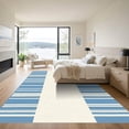 thumbnail image 3 of ODIKA 8'x10' Machine Washable Non-Slip Area Rug, Seaside Promenade Artisan Corridor High Traffic Rug, Blue, 895695, 3 of 7