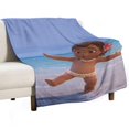 thumbnail image 2 of Manta de dibujos animados de Moana, suave y acogedora manta de felpa esponjosa para niños, niñas y adultos jóvenes, cálida manta de franela para sala de estar, dormitorio, sofá cama de 50 x 60, 2 of 8
