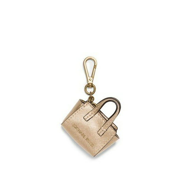 Uskyldig Mild Hændelse Michael Kors Key Charms Keychain Pale Gold Selma Key Fob Handbag -  Walmart.com