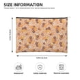 thumbnail image 2 of Sigee Hippie Ditsy Floral for Multipurpose Zipper Pouch Paper Reusable Cosmetic bag for Purse Water Resistant Gift, 2 of 8