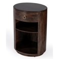 thumbnail image 1 of Butler Specialty Transitional Carnolitta Mango Wood End Table in Dark Brown, 1 of 9