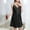 Black, variant on Sleepwear Sexy Lingerie Nightgown Lace Chemise Satin Slip Silk Negligee Nightie Bridal Babydoll for Women Black XXL
