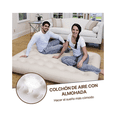 thumbnail image 4 of Cama Colchón Matrimonial Inflable Camping 2 Plazas Almohadas Ml Beige, 4 of 5