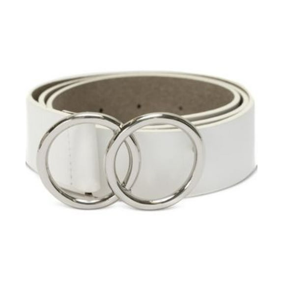 I.n.c. International Concepts Double Circle White Belt S