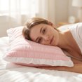 thumbnail image 3 of Unique Bargains 2Pcs Polyester Envelope Closure Wrinkle Resistant Pillowcase Queen Pink, 3 of 5