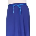 thumbnail image 5 of Women's Plus Size Casual High Waist Bow Tie Belted A Line Midi Knee Length Skirts, 5 of 6